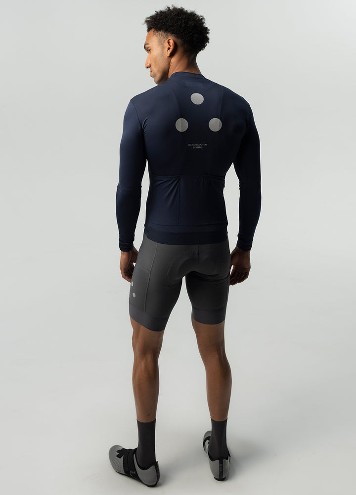 Men's Fluid Long Sleeve Jersey - Navy