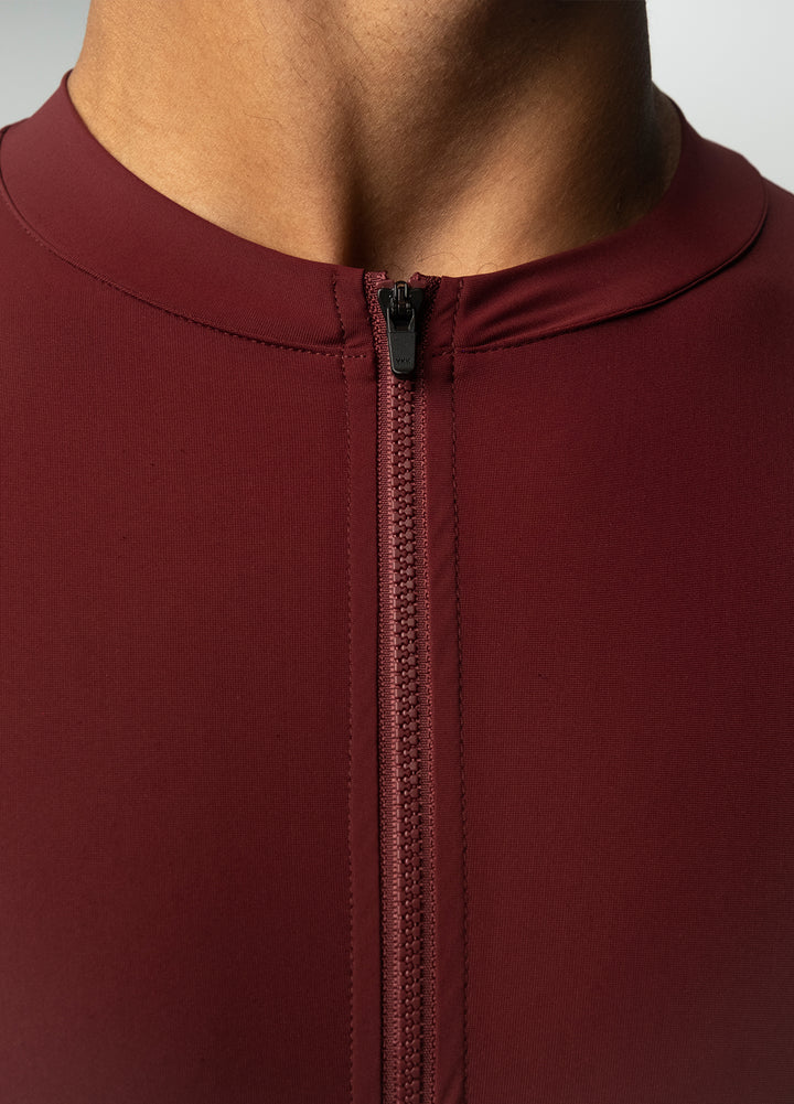 Men's Fluid Long Sleeve Jersey - Maroon