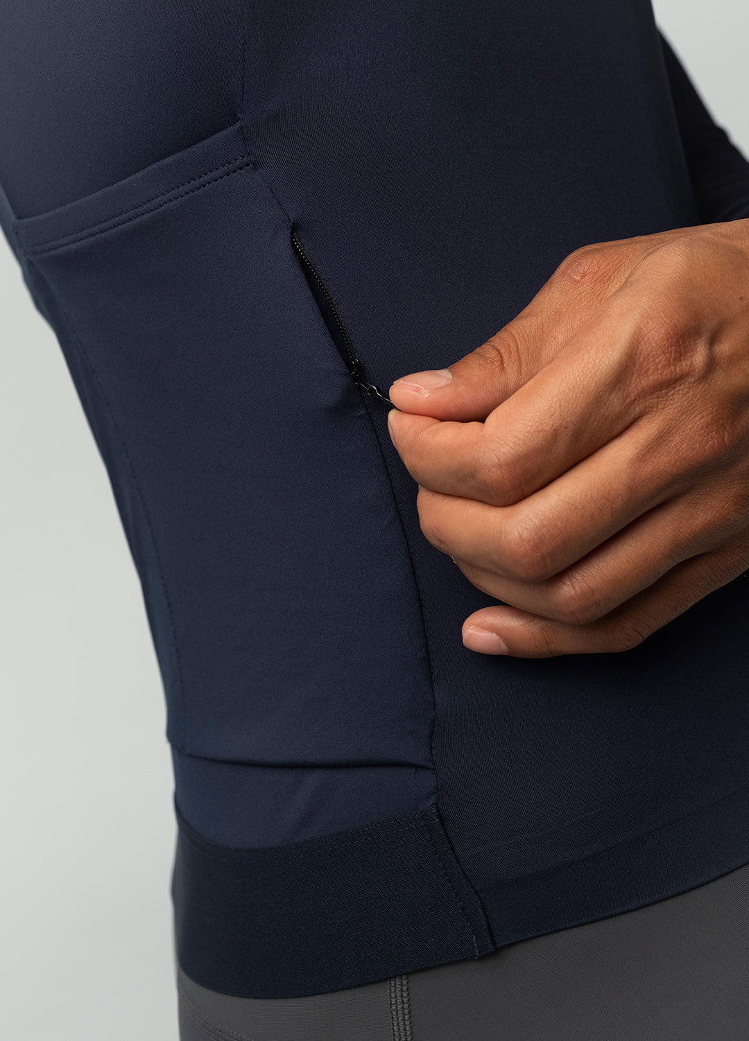 Men's Fluid Long Sleeve Jersey - Navy