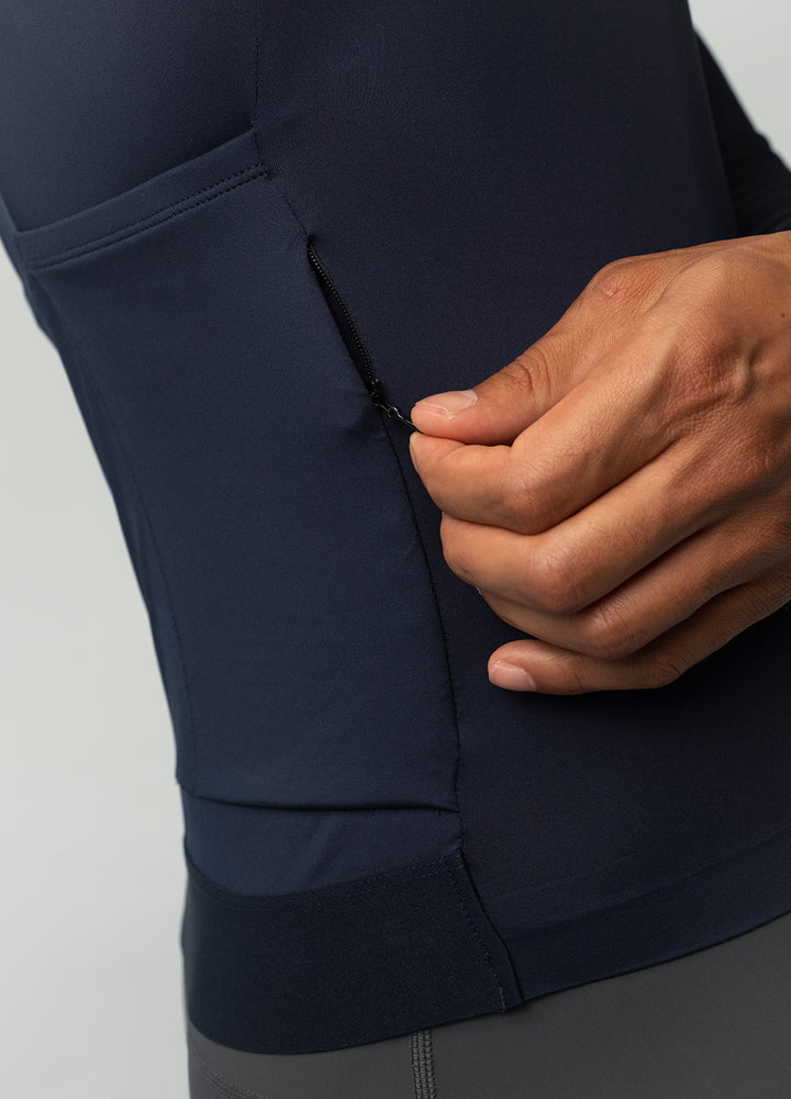 Men's Fluid Long Sleeve Jersey - Navy