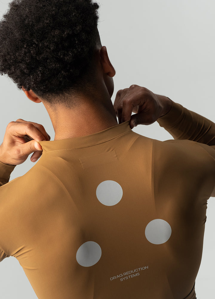 Men's Fluid Long Sleeve Jersey - Copper