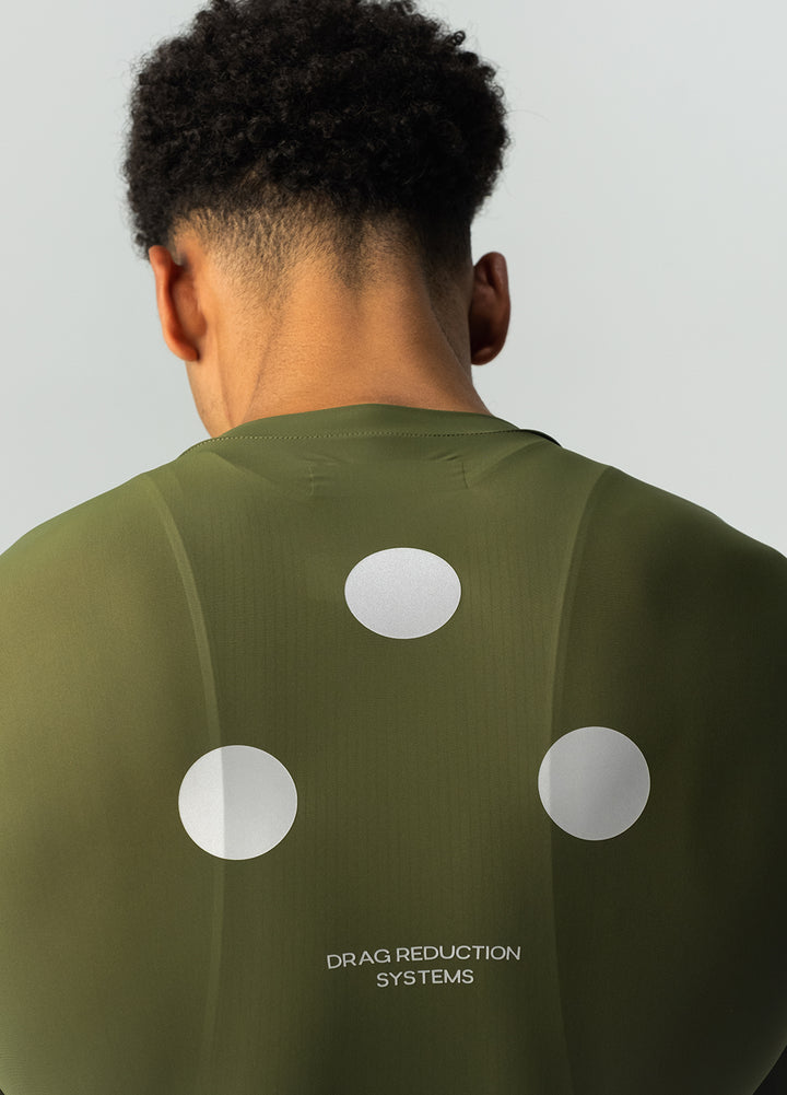 Men's Fluid Long Sleeve Jersey - Hunter Green