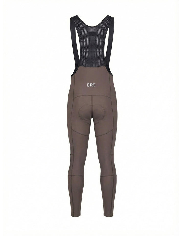 DRS cycling thermal bibs with DRS logo on a white background