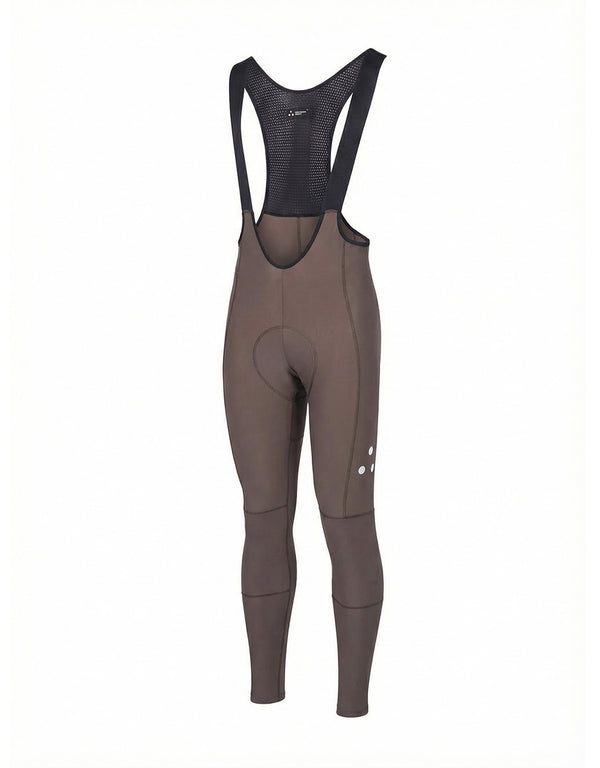Men's Fluid Thermal Long Bibs - Brown