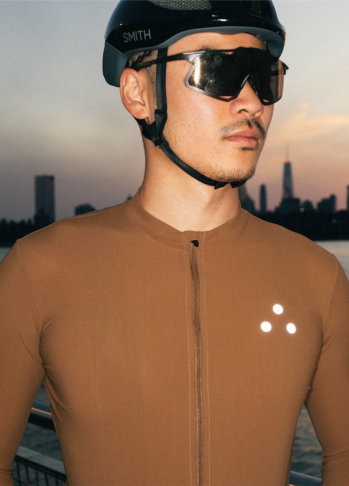 Men's Fluid LS Jersey - Copper