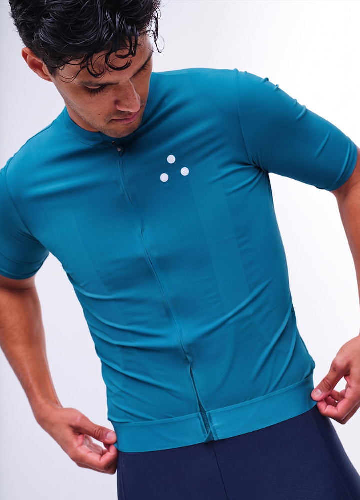 Men's Fluid Jersey - Cyan