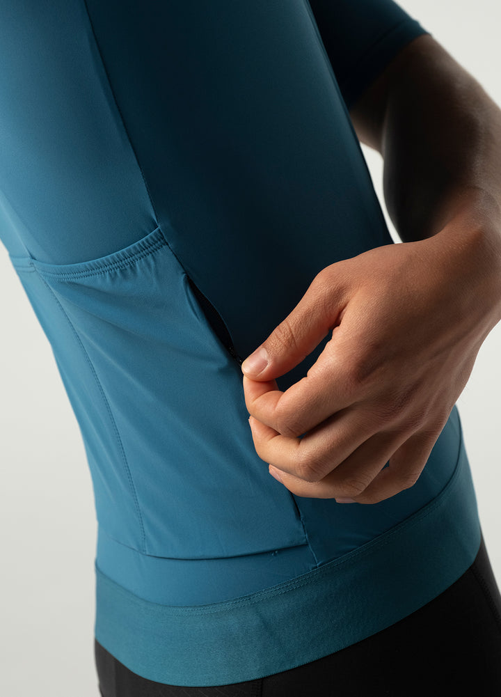 Men's Fluid Jersey - Cyan