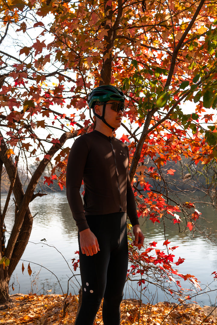 Men's Fluid LS Jersey - Brown
