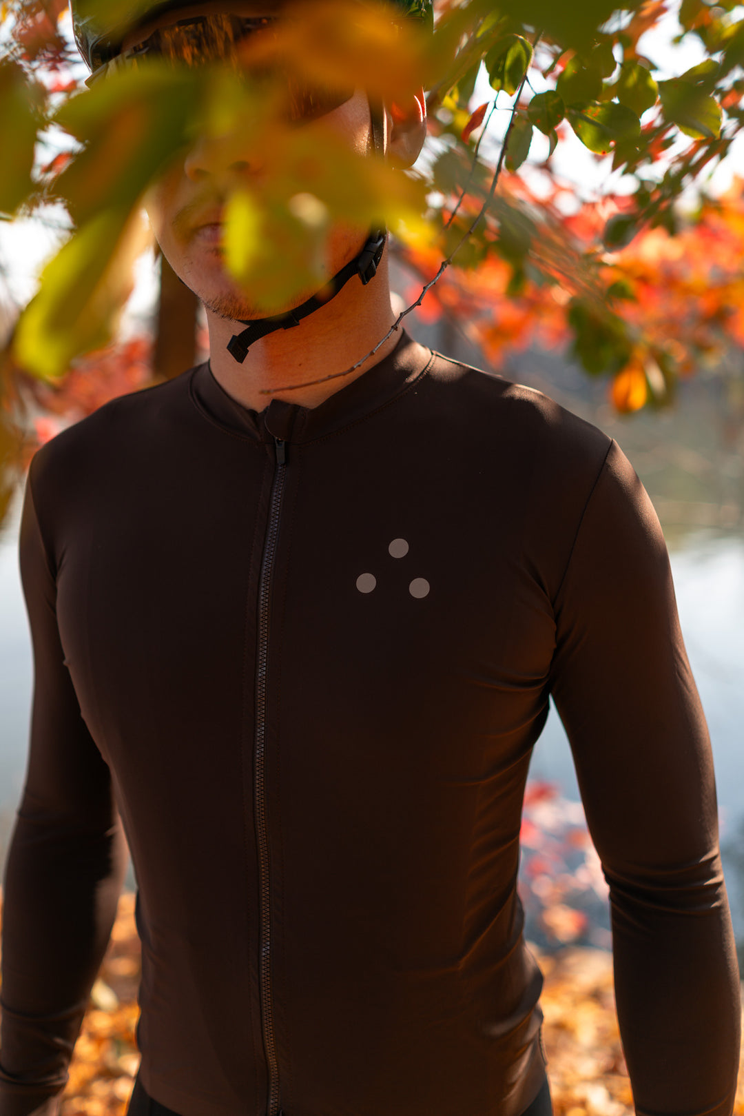 Men's Fluid LS Jersey - Brown