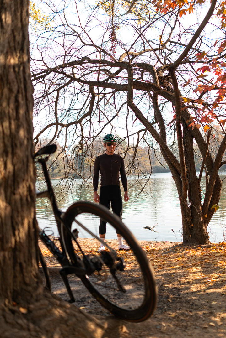 Men's Fluid LS Jersey - Brown