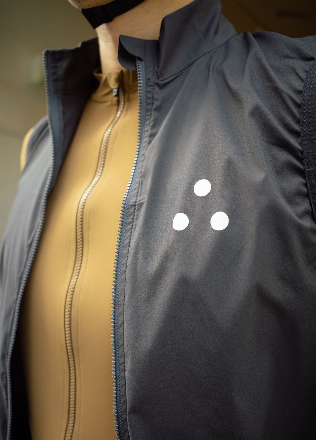 Men's Windbreaker Gilet - Slate