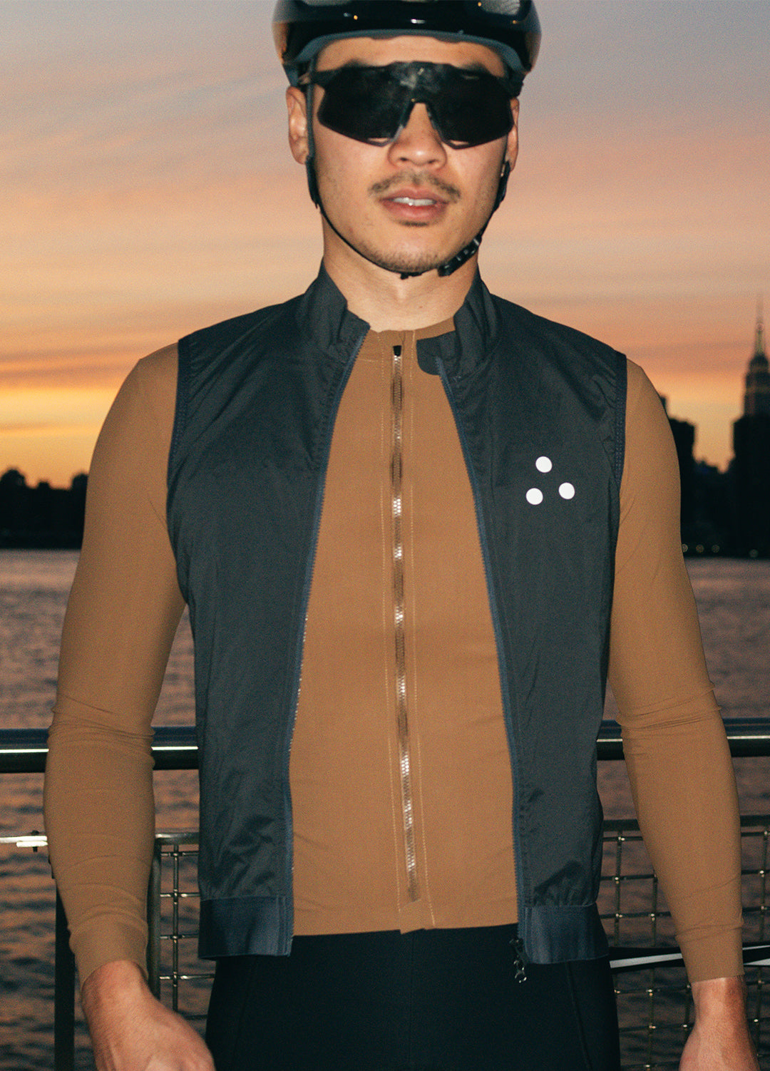 Men's Windbreaker Gilet - Slate
