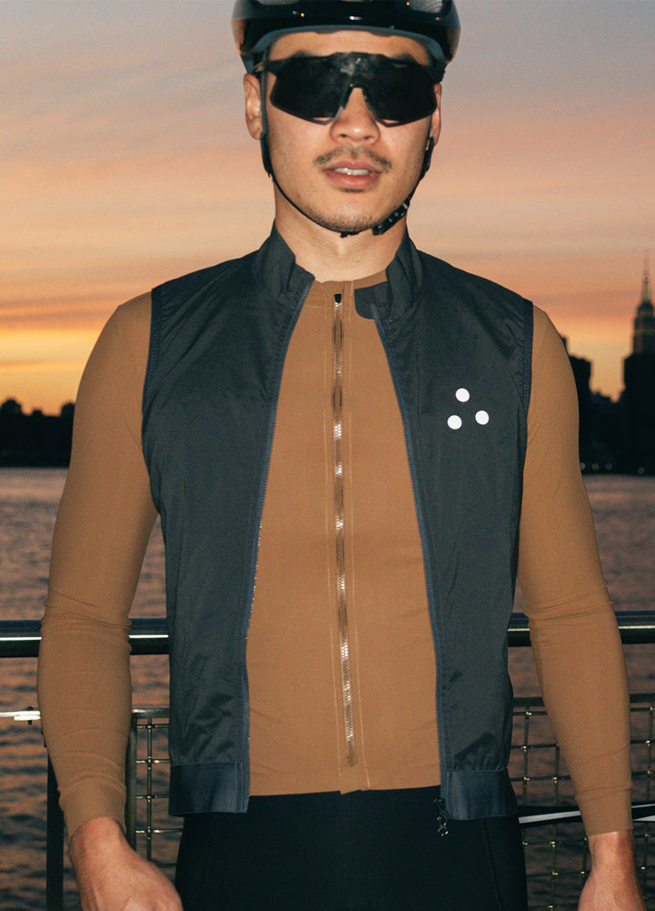 Men's Windbreaker Gilet - Slate