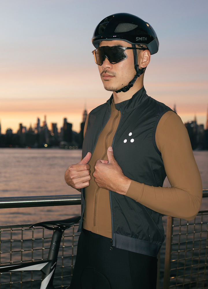 Men's Windbreaker Gilet - Slate