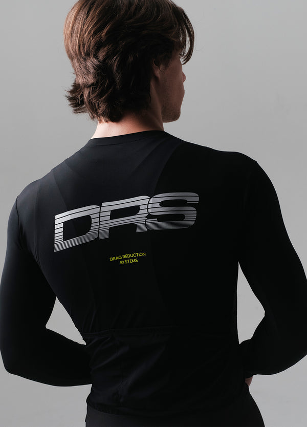 Men's Long Sleeve Jersey - "LUMEN" | Black