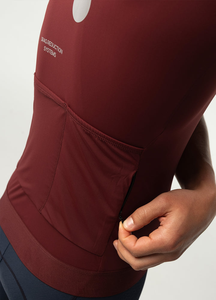 Men's Fluid Jersey - Bordeaux