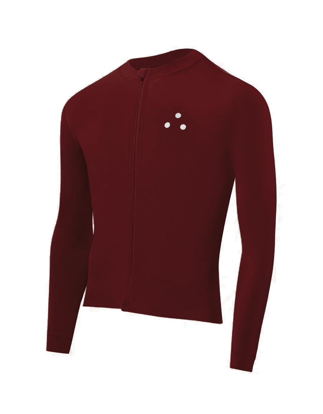 Men's Fluid Long Sleeve Jersey - Maroon